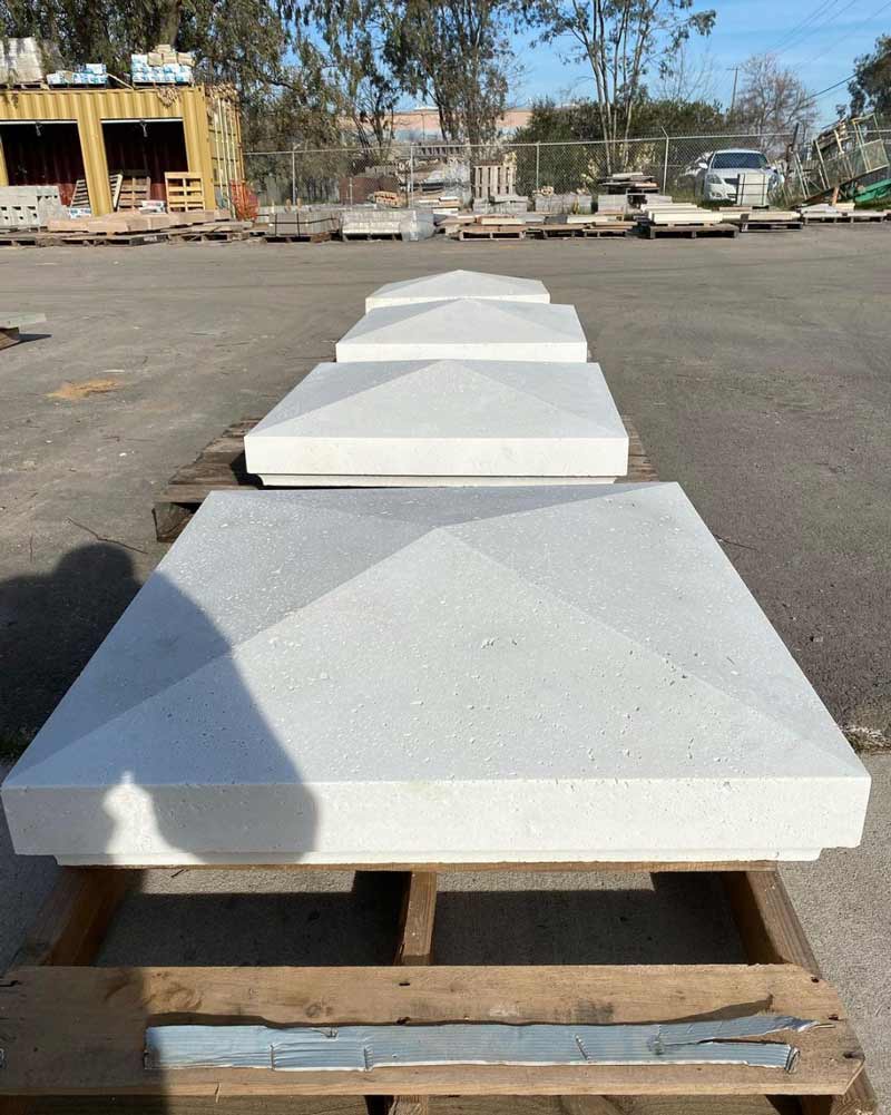 Travertine Finish Cap